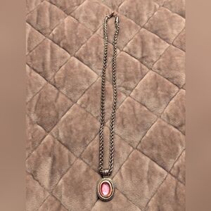 Matching necklace and earrings